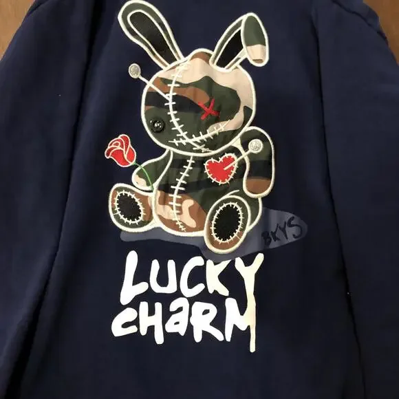 BKYS "Lucky Charm" Pullover Hoodie Voodoo Bunny Size L   P13 - Picture 2 of 7